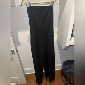 Zara Black Strapless Jumpsuit